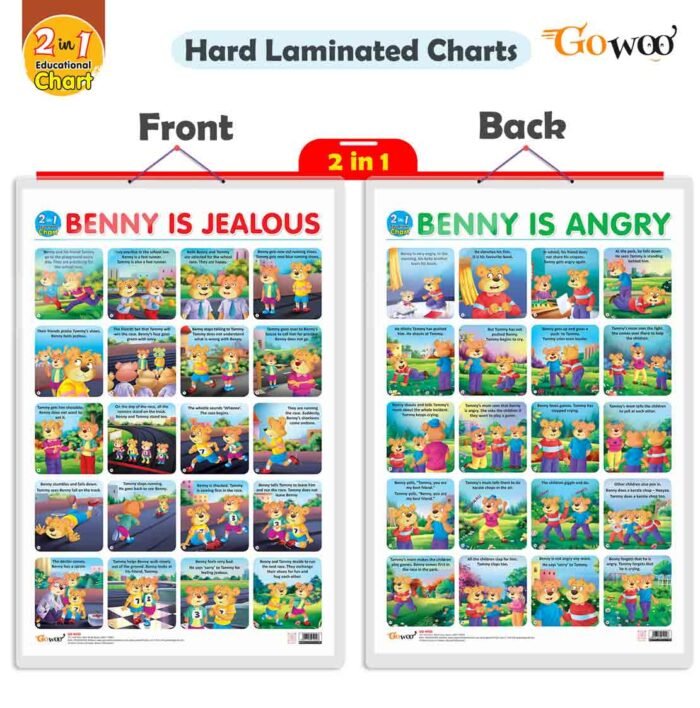 2 in 1 Story Chart-Benny is Angry and Benny is Jealous_main