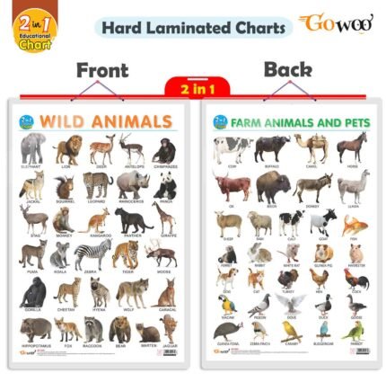2 in 1 wild and farm animals & pets