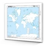 Big - 100 world physical outline map for school