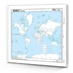 Big - 100 world political outline map for school