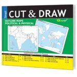 Small cut & draw outline maps political & physical