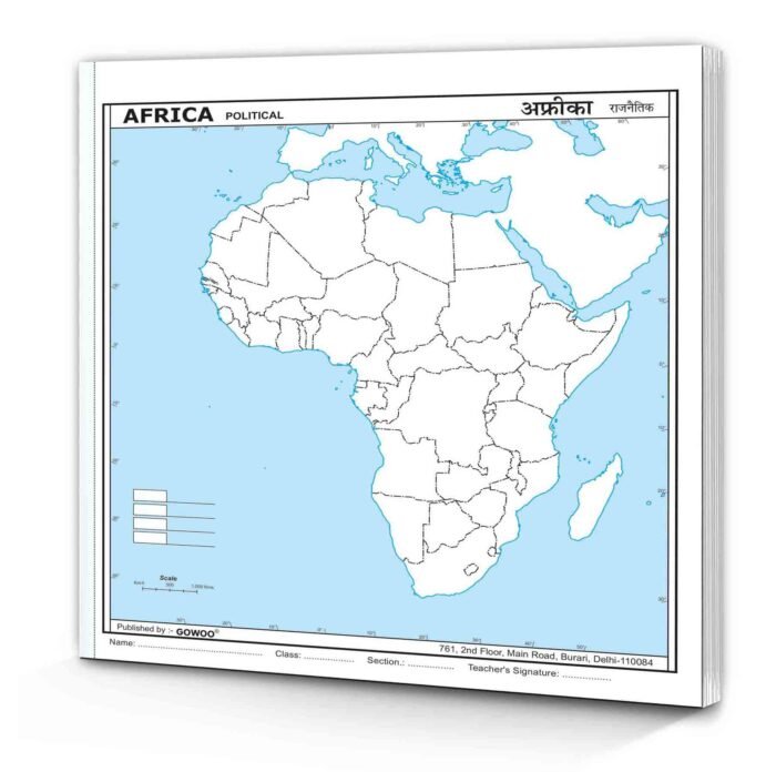 Small Out Line Map Pad-Africa Political_Main