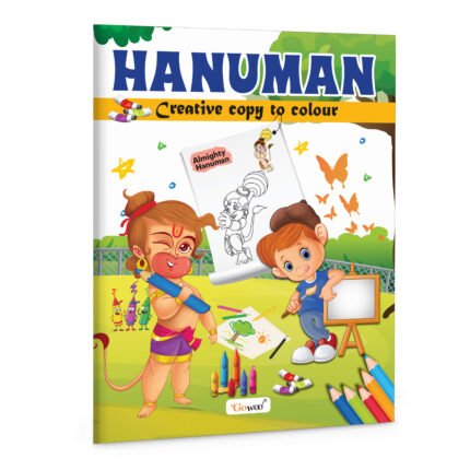 Creative Copy to colour Hanuman