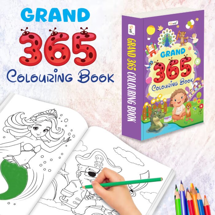 GRAND - 365 Colouring Book - Image 2