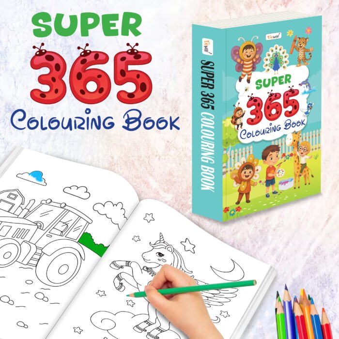 SUPER - 365 Colouring Book - Image 2