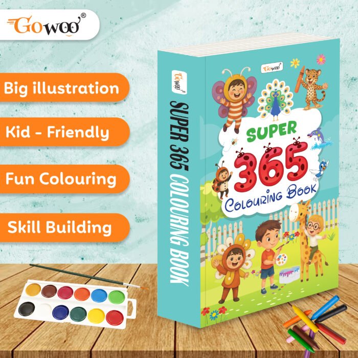 SUPER - 365 Colouring Book - Image 6