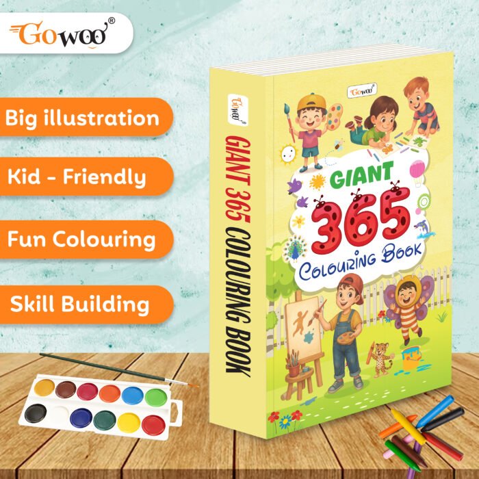 GIANT - 365 Colouring Book - Image 6